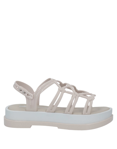 Shop Melissa + Salinas Sandals In Beige