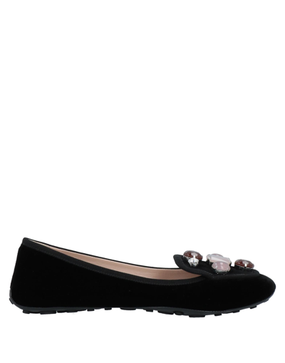Shop Carshoe Woman Loafers Black Size 5 Textile Fibers