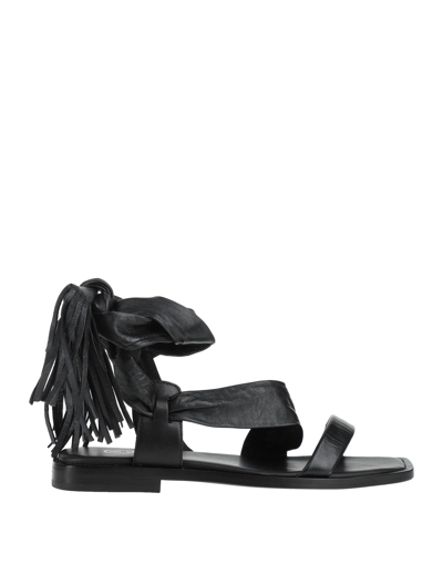 Shop Ash Woman Sandals Black Size 8 Soft Leather