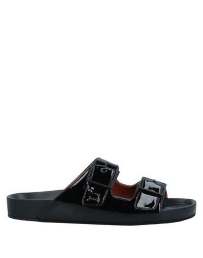 Shop L'autre Chose L' Autre Chose Woman Sandals Black Size 6 Soft Leather