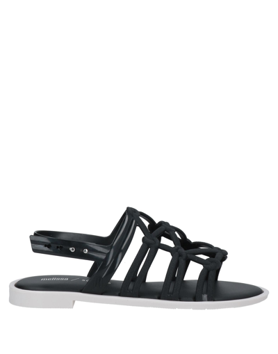 Shop Melissa + Salinas Sandals In Black