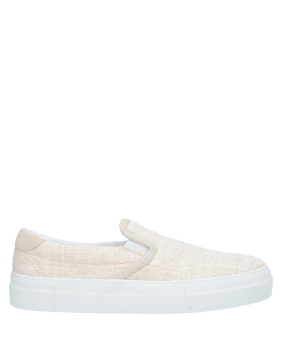 Shop Diemme Man Sneakers Sand Size 8 Soft Leather, Textile Fibers In Beige
