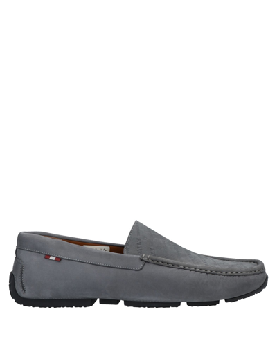 Shop Bally Man Loafers Grey Size 7 Calfskin
