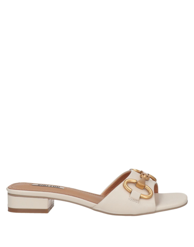 Shop Bibi Lou Woman Sandals Ivory Size 10 Soft Leather In White