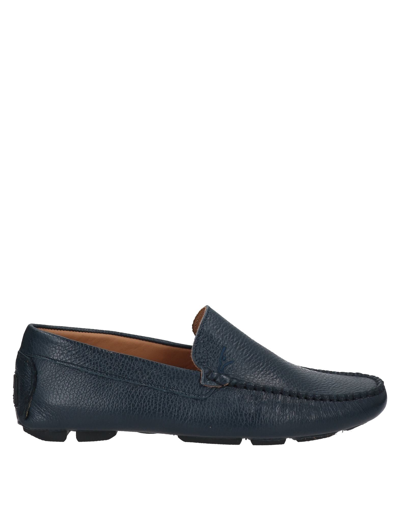 Shop Falko Rosso® Falko Rosso Man Loafers Midnight Blue Size 7 Soft Leather