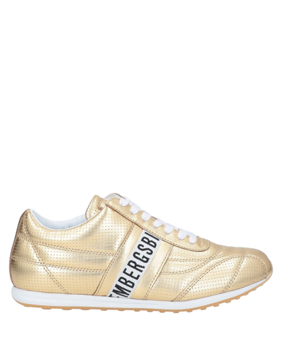 Shop Dirk Bikkembergs Sneakers In Gold
