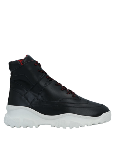 Shop Loriblu Man Sneakers Black Size 8 Calfskin