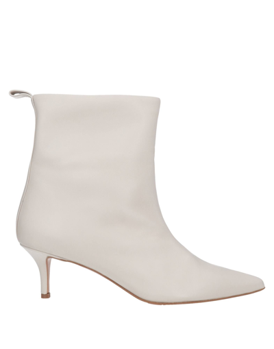Shop Marc Ellis Woman Ankle Boots Ivory Size 7 Soft Leather In White