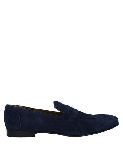 Shop Domenico Tagliente Man Loafers Midnight Blue Size 7 Soft Leather