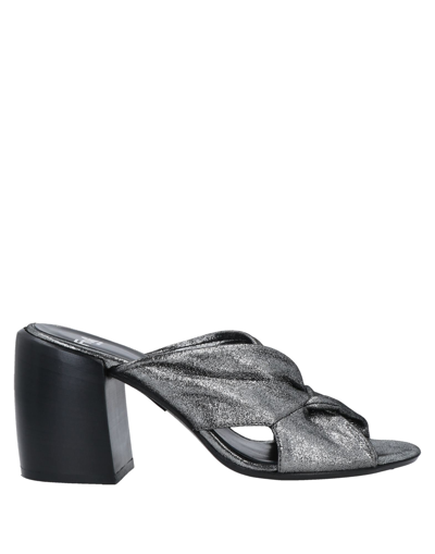 Shop Fruit Fru. It Woman Sandals Lead Size 8 Soft Leather In Grey