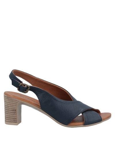 Shop Bueno Sandals In Dark Blue