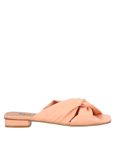Shop Noa A. Woman Sandals Orange Size 8 Calfskin
