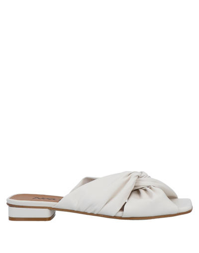 Shop Noa A. Sandals In Ivory