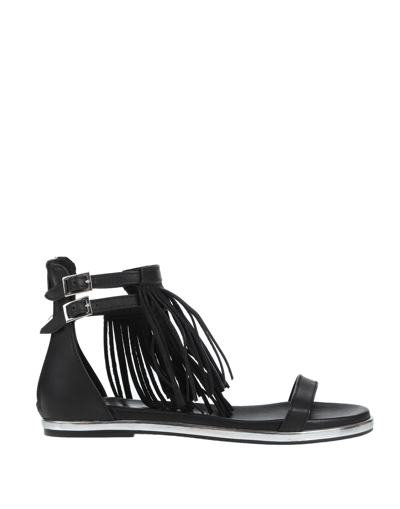 Shop Stele Woman Sandals Black Size 6 Calfskin