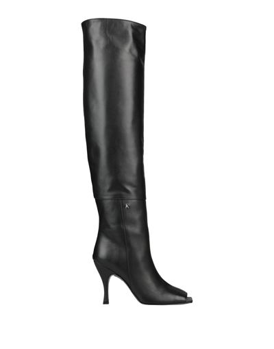 Shop Patrizia Pepe Woman Boot Black Size 8 Soft Leather