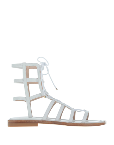 Shop Stuart Weitzman Woman Sandals White Size 5.5 Calfskin