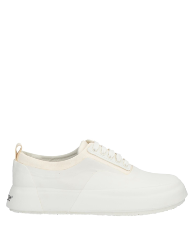 Shop Ambush Man Sneakers Ivory Size 10 Soft Leather, Textile Fibers In White