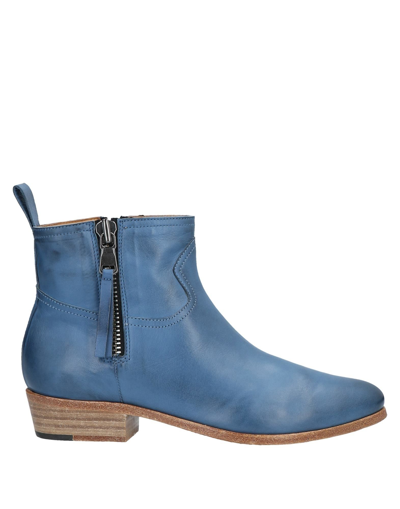 Shop Barracuda Ankle Boots In Slate Blue