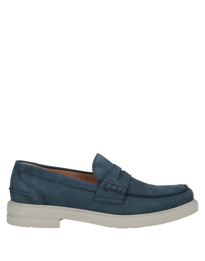 Shop Florsheim Imperial Man Loafers Pastel Blue Size 6 Soft Leather