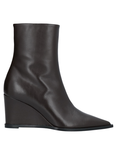 Shop Dorothee Schumacher Ankle Boots In Cocoa