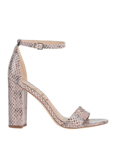 Shop Sam Edelman Woman Sandals Light Pink Size 8 Soft Leather