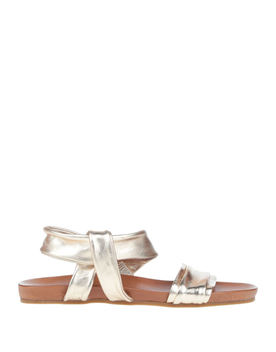 Ovye' By Cristina Lucchi Sandals In Gold | ModeSens