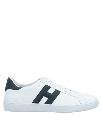 Shop Hogan Man Sneakers White Size 9.5 Soft Leather