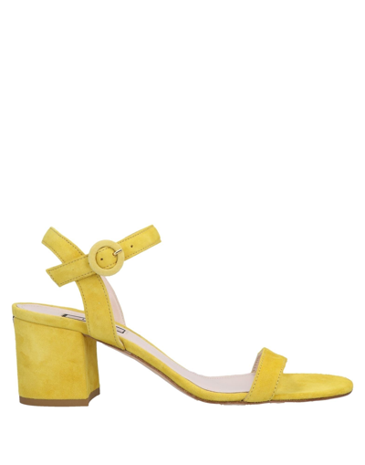 Shop Liu •jo Sandals In Yellow