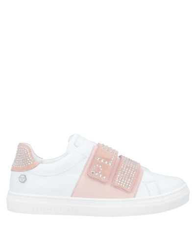 Shop Philipp Plein Sneakers In Blush