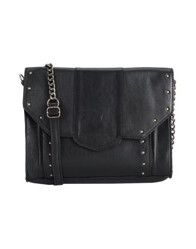 Shop Pieces Handbags In Black