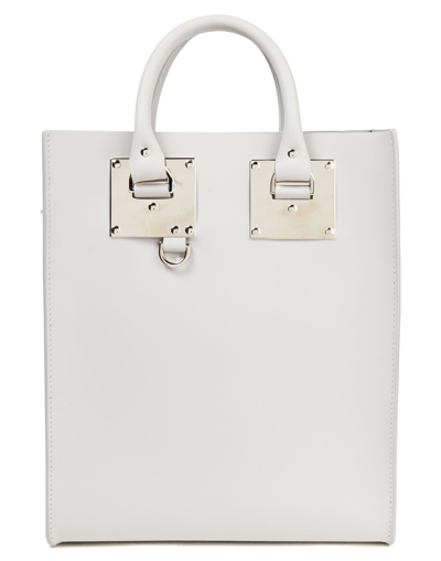 Shop Sophie Hulme Handbags In Light Grey