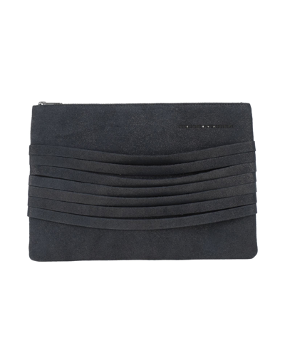 Shop Peserico Woman Handbag Steel Grey Size - Soft Leather