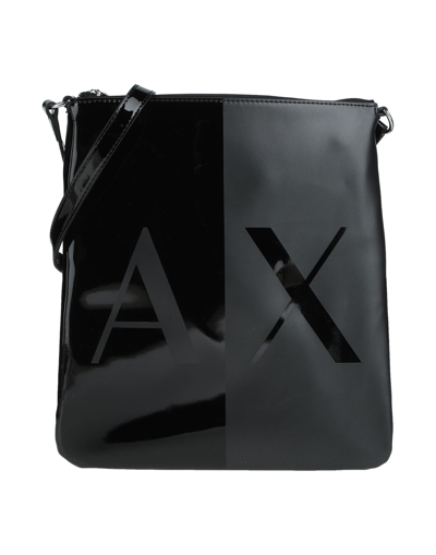 Shop Armani Exchange Handbags In Black