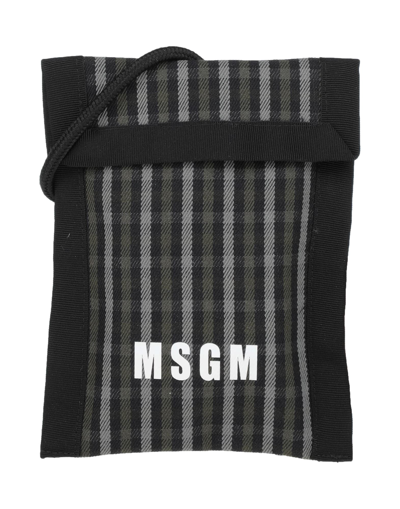 Shop Msgm Handbags In Black