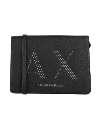 Shop Armani Exchange Handbags In Black