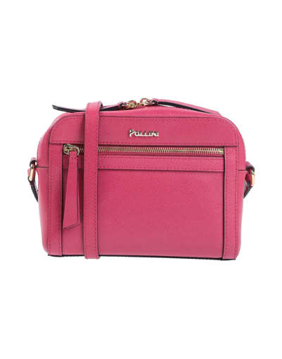 Shop Pollini Handbags In Fuchsia