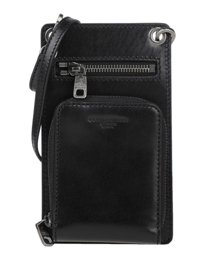 Shop Dolce & Gabbana Man Cross-body Bag Black Size - Soft Leather