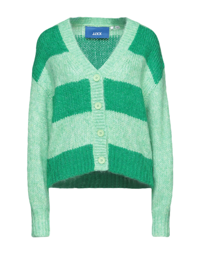 Shop Jack & Jones Jjxx By  Jxbonnie Ls Cardigan Knit Ln Woman Cardigan Light Green Size M Polyester, Acryl