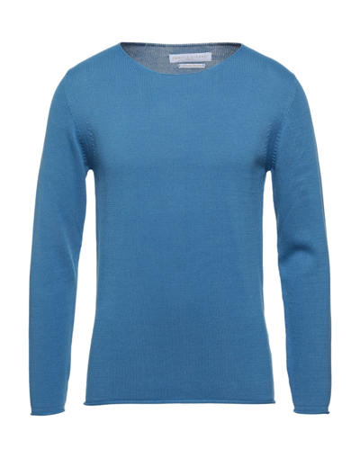 Shop Daniele Fiesoli Sweaters In Pastel Blue