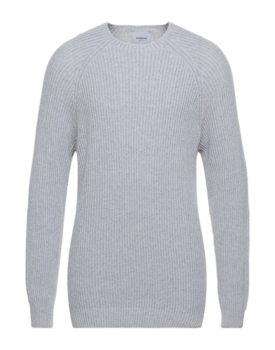 Shop Dondup Man Sweater Light Grey Size 44 Cotton, Polyamide