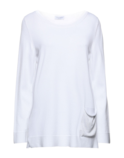 Shop Gran Sasso Woman Sweater White Size 12 Viscose, Polyamide, Metallic Fiber
