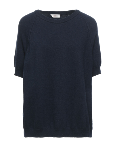 Shop Filbec Woman Sweater Midnight Blue Size Xs Polyamide, Viscose, Wool, Cashmere