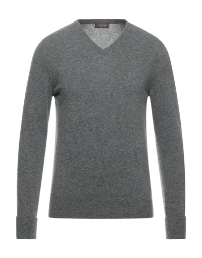 Shop Mc George Man Sweater Grey Size 36 Lambswool