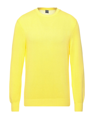 Shop Fedeli Sweaters In Yellow