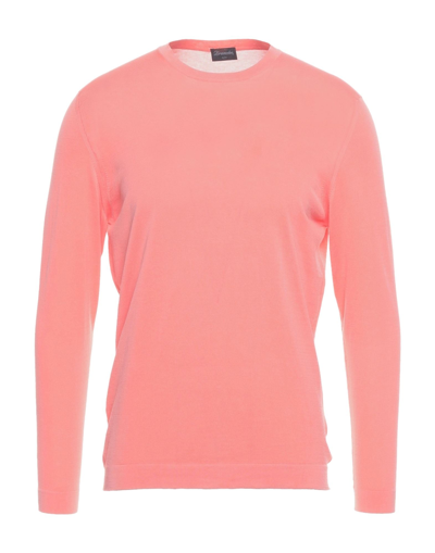 Shop Drumohr Sweaters In Salmon Pink