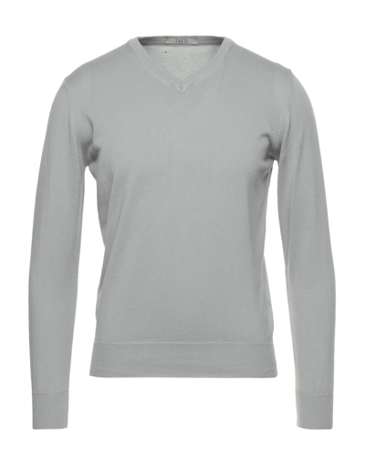 Shop Tsd12 Man Sweater Light Grey Size 3xl Cotton