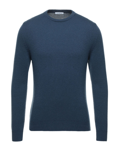 Shop Malo Sweaters In Slate Blue