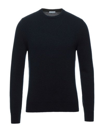 Shop Malo Man Sweater Midnight Blue Size 38 Cashmere