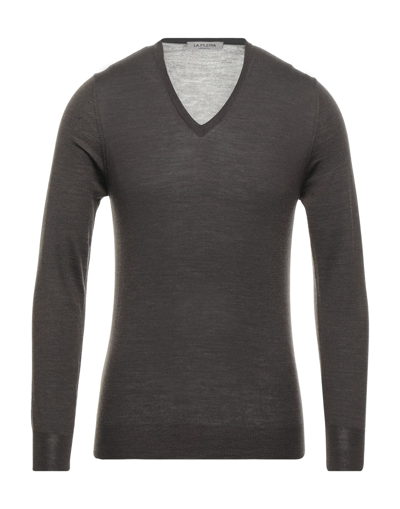 Shop La Fileria Sweaters In Dark Brown