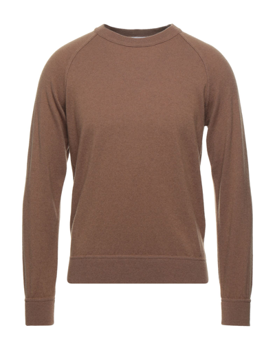 Shop Filippo De Laurentiis Sweaters In Camel